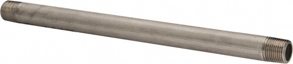 Merit Brass 6008-1200 Stainless Steel Pipe Nipple: 1/2" Pipe, Grade 316 & 316L Image