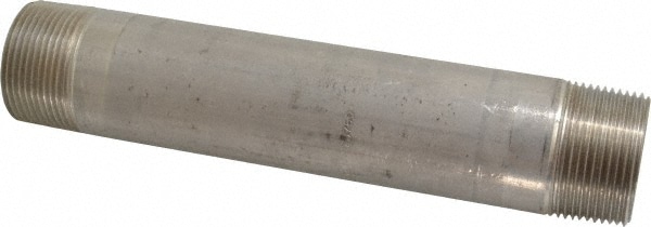 Merit Brass 6020-800 Stainless Steel Pipe Nipple: 1-1/4" Pipe, Grade 316 & 316L Image