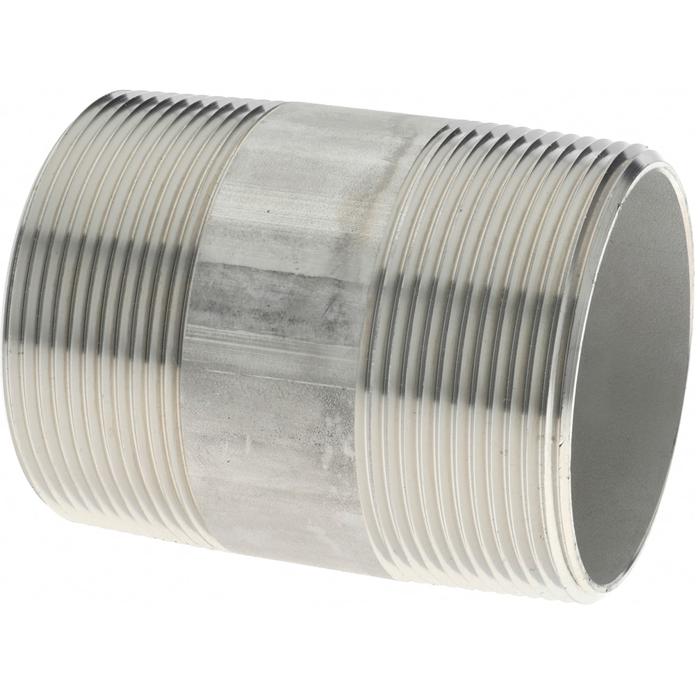 Merit Brass 6132-300 Stainless Steel Pipe Nipple: 2" Pipe, Grade 316 & 316L Image