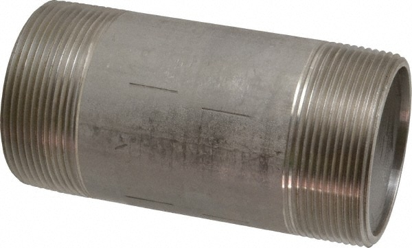 Merit Brass 6032-450 Stainless Steel Pipe Nipple: 2" Pipe, Grade 316 & 316L Image