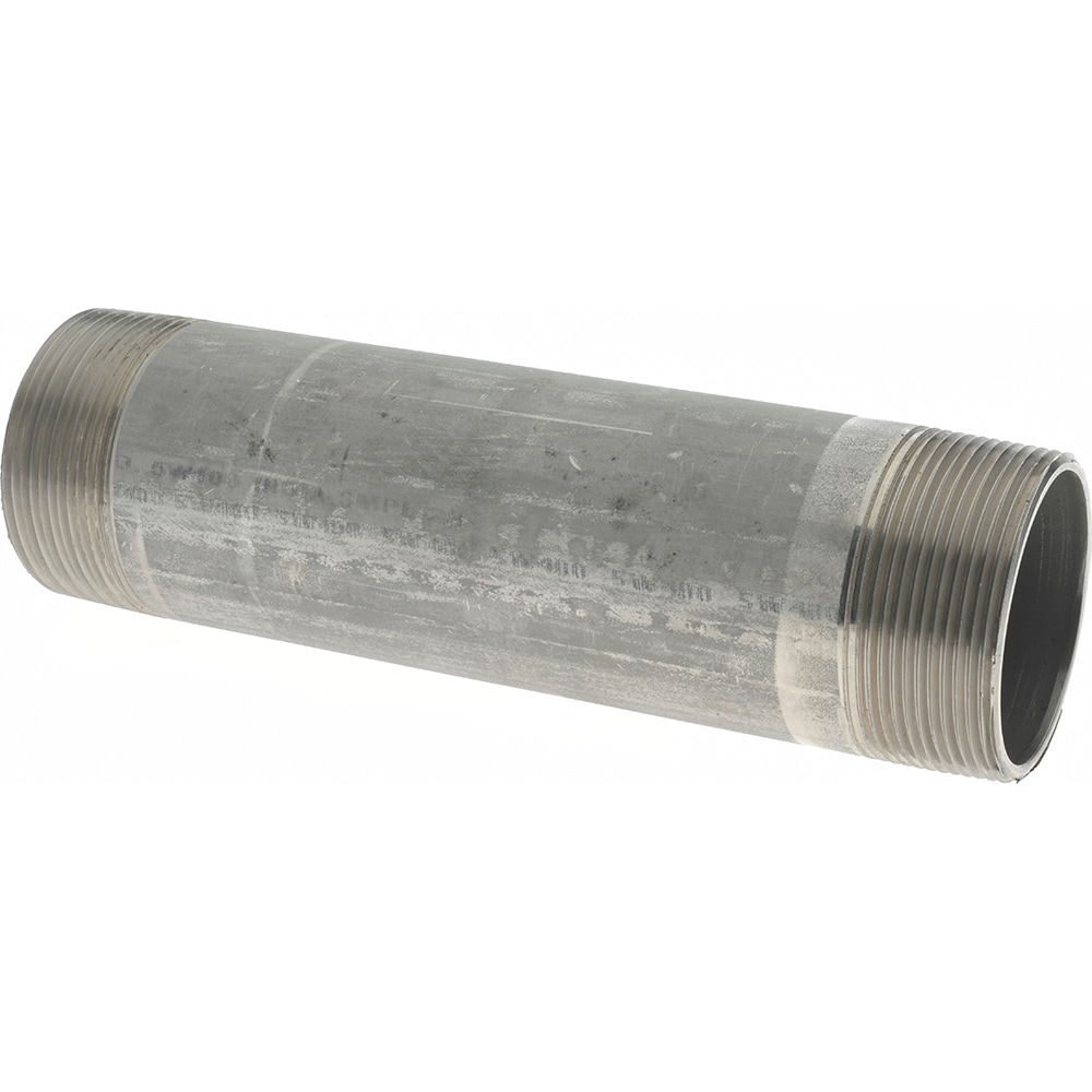 Merit Brass 6032-800 Stainless Steel Pipe Nipple: 2" Pipe, Grade 316 & 316L Image