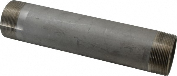 Merit Brass 6032-1000 Stainless Steel Pipe Nipple: 2" Pipe, Grade 316 & 316L Image