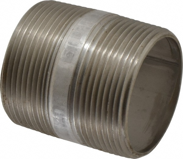 Merit Brass 6140-300 Stainless Steel Pipe Nipple: 2-1/2" Pipe, Grade 316 & 316L Image