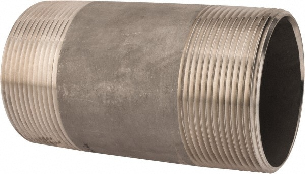 Merit Brass 6048-600 Stainless Steel Pipe Nipple: 3" Pipe, Grade 316 & 316L Image