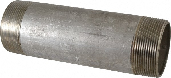 Merit Brass 6048-1000 Stainless Steel Pipe Nipple: 3" Pipe, Grade 316 & 316L Image