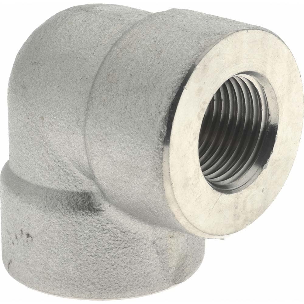 Value Collection SF296 Pipe 90 ° Elbow: 1/2" Fitting, 316 & 316L Stainless Steel Image