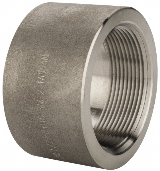 Merit Brass 3611HD-32 Pipe Half Coupling: 2" Fitting, 316 & 316L Stainless Steel Image