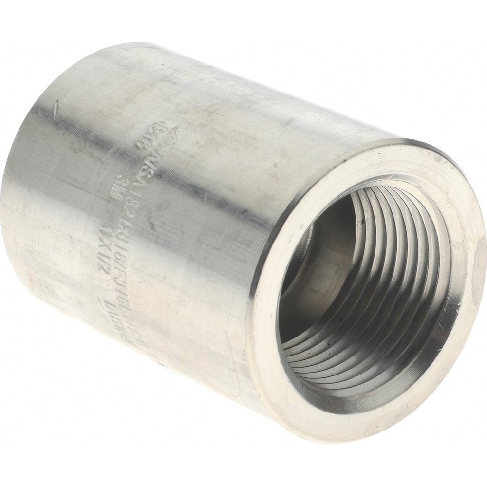 Merit Brass 3612D-1608 Pipe Reducer: 1 x 1/2" Fitting, 316 & 316L Stainless Steel Image