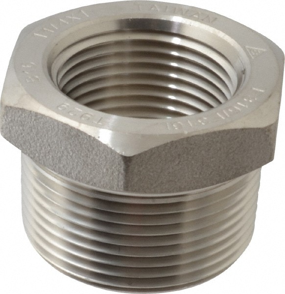 Merit Brass 3614D-2016 Pipe Bushing: 1-1/4" Fitting, 316 & 316L Stainless Steel Image