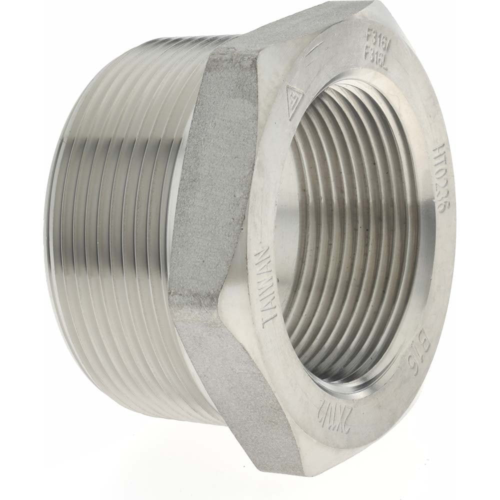 Merit Brass 3614D-3224 Pipe Bushing: 2" Fitting, 316 & 316L Stainless Steel Image