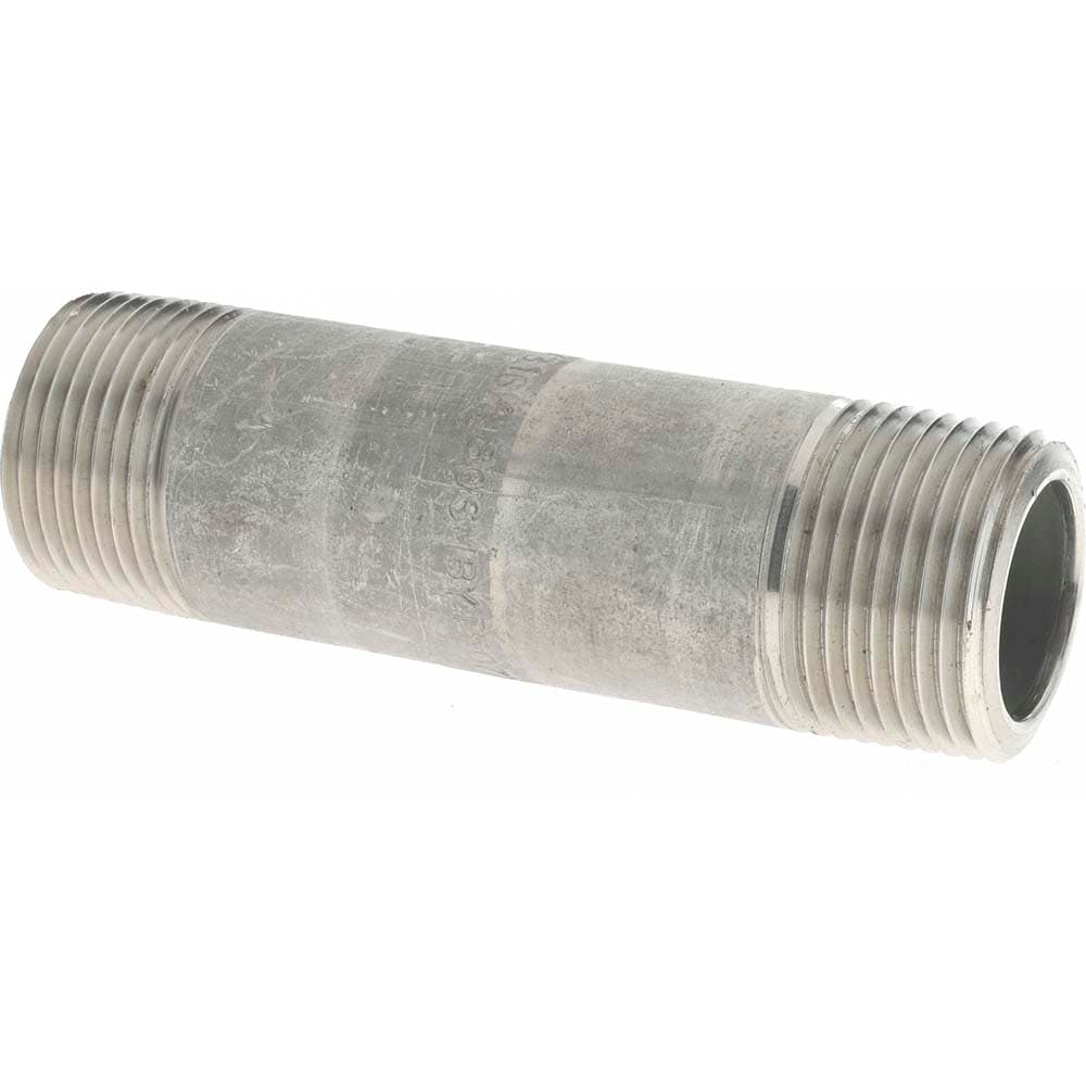 Merit Brass 6512-350 Stainless Steel Pipe Nipple: 3/4" Pipe, Grade 316 & 316L Image