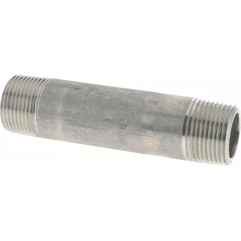 Merit Brass 6512-400 Stainless Steel Pipe Nipple: 3/4" Pipe, Grade 316 & 316L Image