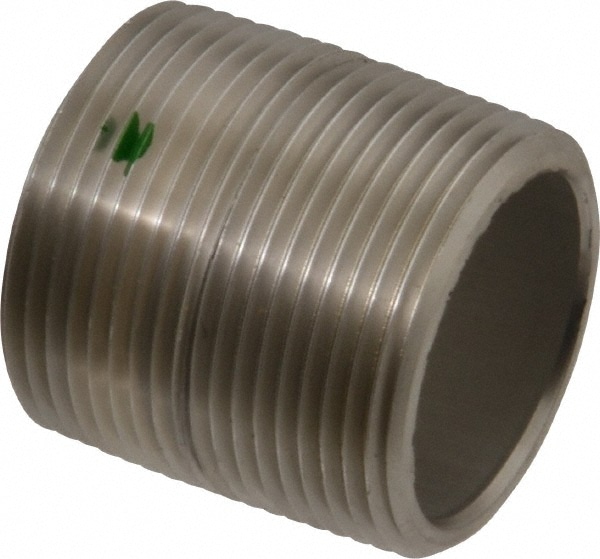 Merit Brass 6520-001 Stainless Steel Pipe Nipple: 1-1/4" Pipe, Grade 316 & 316L Image