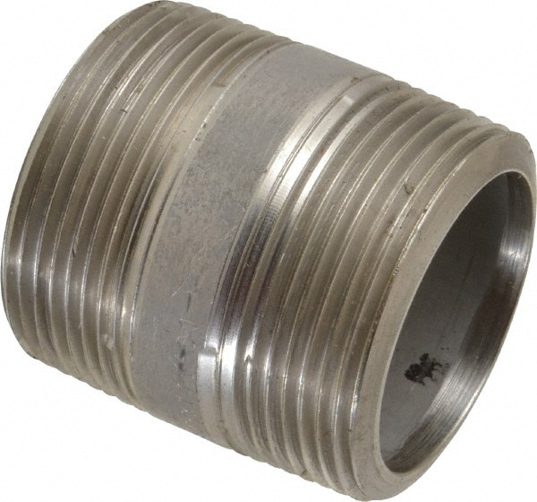 Merit Brass 6524-200 Stainless Steel Pipe Nipple: 1-1/2" Pipe, Grade 316 & 316L Image