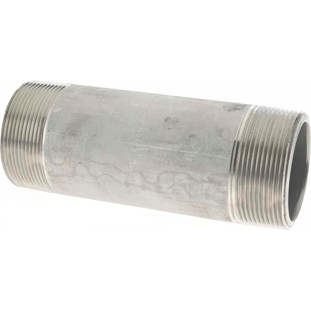 Merit Brass 6532-600 Stainless Steel Pipe Nipple: 2" Pipe, Grade 316 & 316L Image