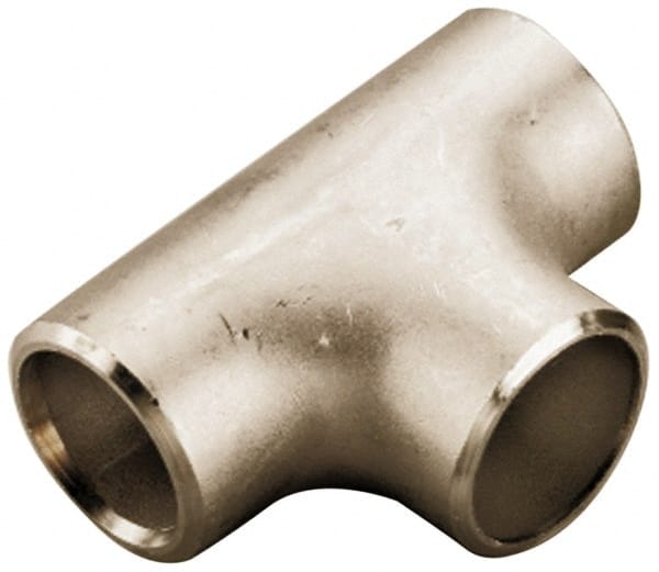 Merit Brass 04606-40 Pipe Tee: 2-1/2" Fitting, 316L Stainless Steel 