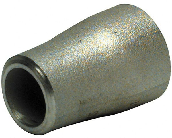 Schedule 40 1-1/2 X 1 Pipe Size Stainless Steel 304/304L Butt-Weld Pipe Fitting Concentric Reducer Coupling 