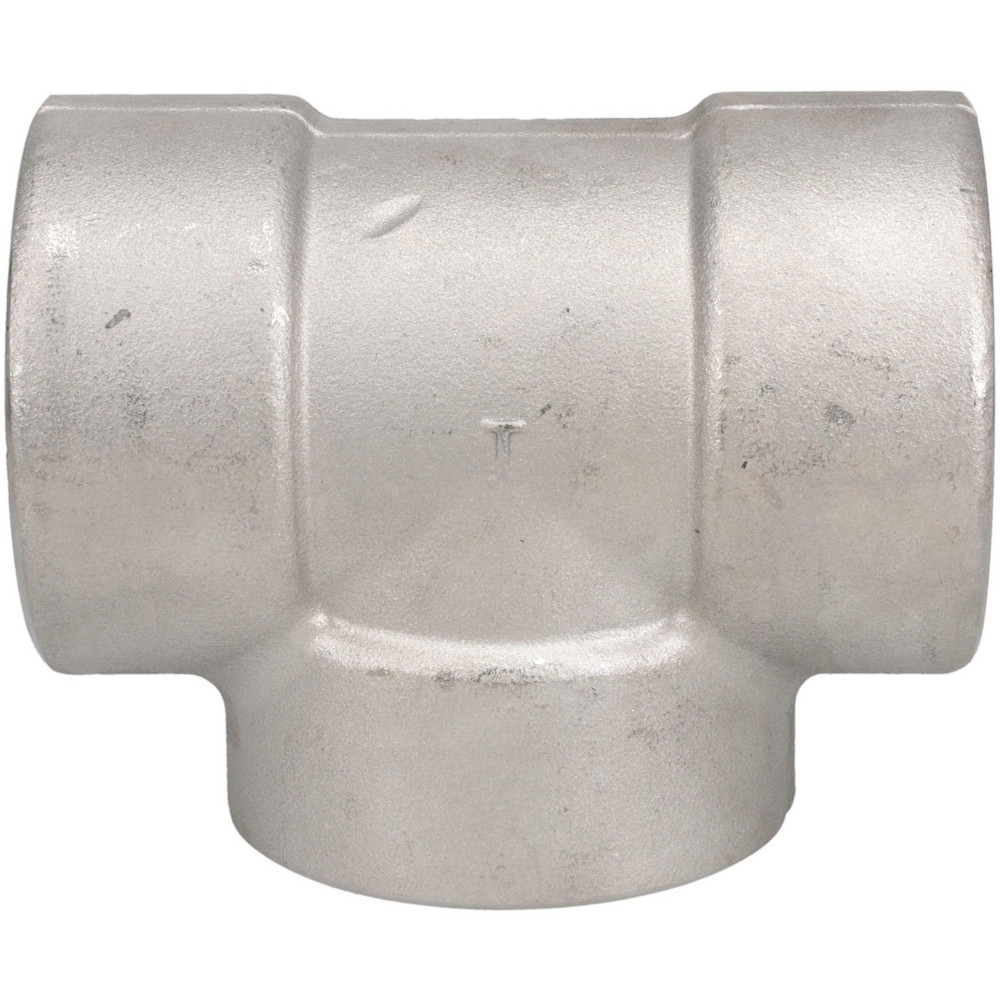 Pipe Tee: 2", 316 & 316L Stainless Steel - Socket Weld x Socket Weld, 3000 psi