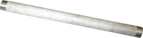 Merit Brass 4024-2400 Stainless Steel Pipe Nipple: 1-1/2" Pipe, Grade 304 & 304L 