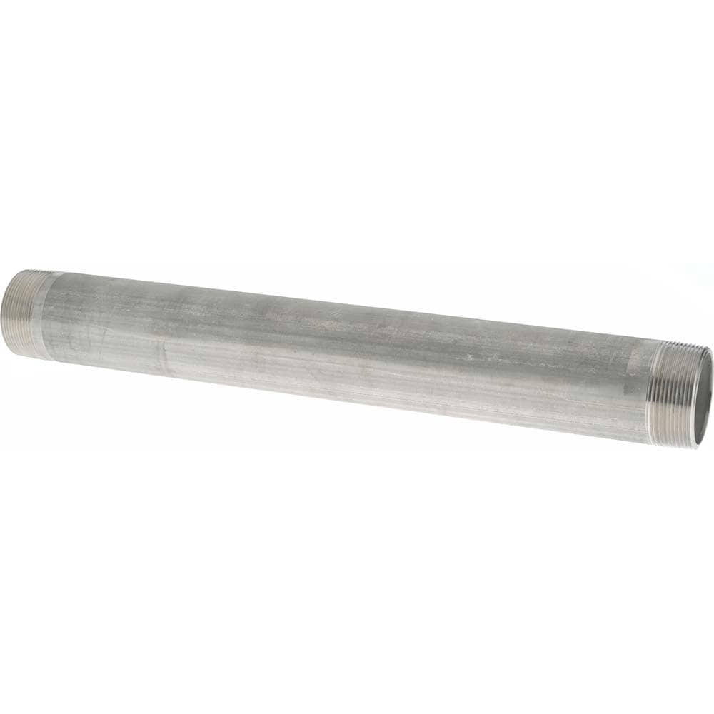 Merit Brass 6032-1800 Stainless Steel Pipe Nipple: 2" Pipe, Grade 316 & 316L Image