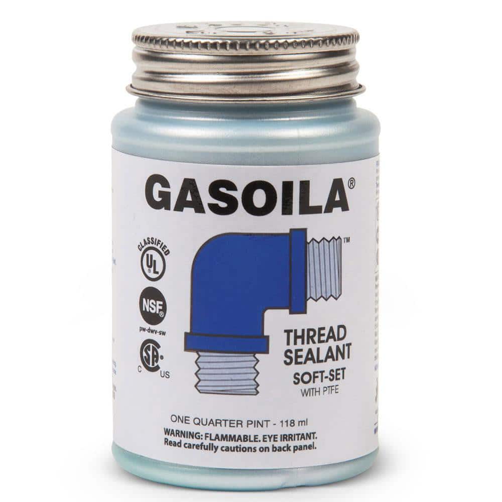 Pipe Thread Sealant: Blue & Green, 1/4 pt Can