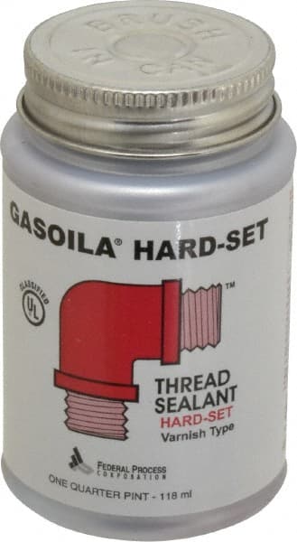 Gasoila BT04 Pipe Thread Sealant: Red, 1/4 pt Can 