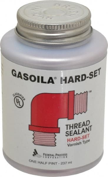 Gasoila BT08 Pipe Thread Sealant: Red, 1/2 pt Can 
