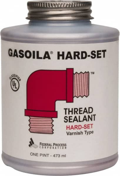 Gasoila BT16 Pipe Thread Sealant: Red, 1 pt Can 