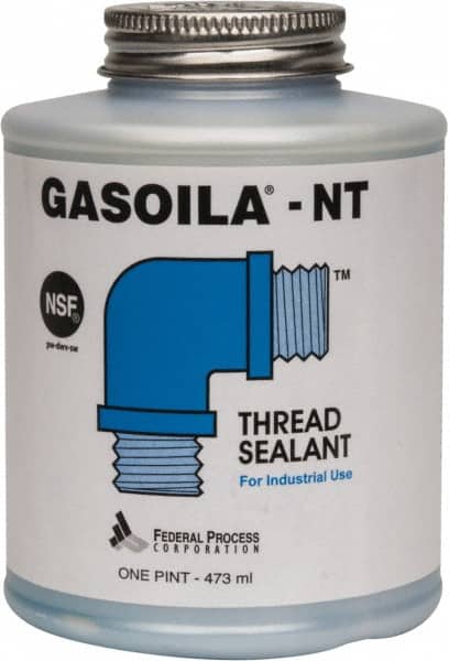 Pipe Thread Sealant: Blue, 1 pt Can
