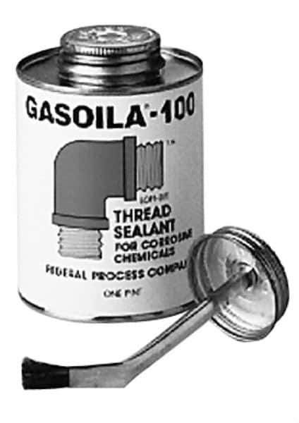 Gasoila GH08 Pipe Thread Sealant: Black, 1/2 pt Can 