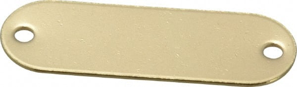 C.H. Hanson 43609 1-29/32 Inch Wide, Style 1, Brass Blank Metal Plate 