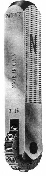 Manual Stamping Machines; Depth (Inch): 9/16 ; Width (Inch): 9/16 ; Length (Inch): 3-7/16