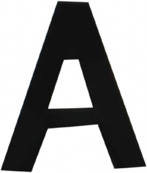 Number & Letter Label: "A", 1" High