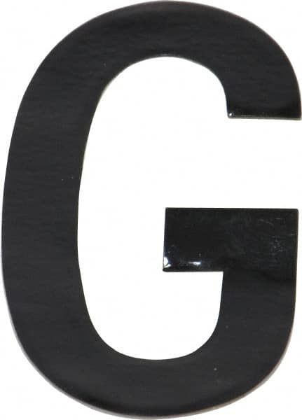 Number & Letter Label: "G", 2" High