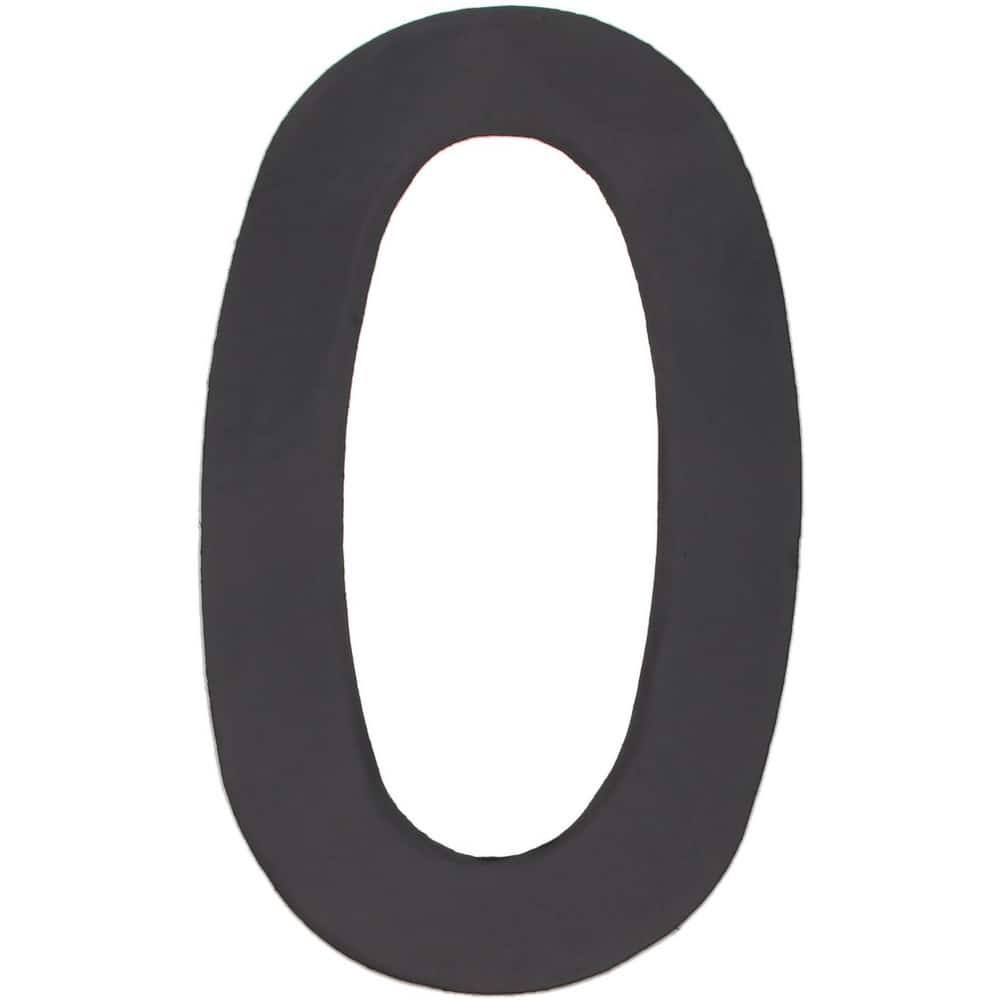 Number & Letter Label: "0", 2" High