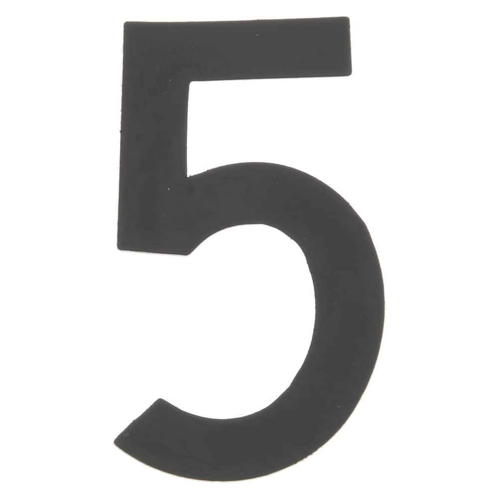 Number & Letter Label: "Number Set", 2" High