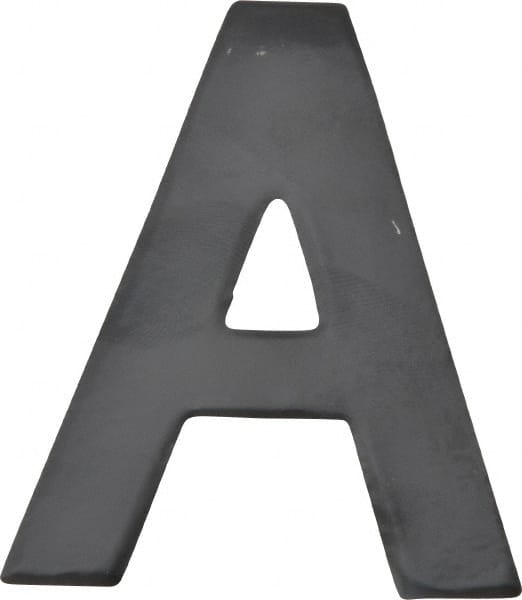 Number & Letter Label: "A", 3" High