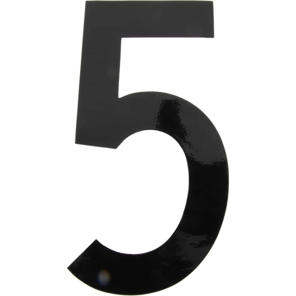 Number & Letter Label: "5", 6" High