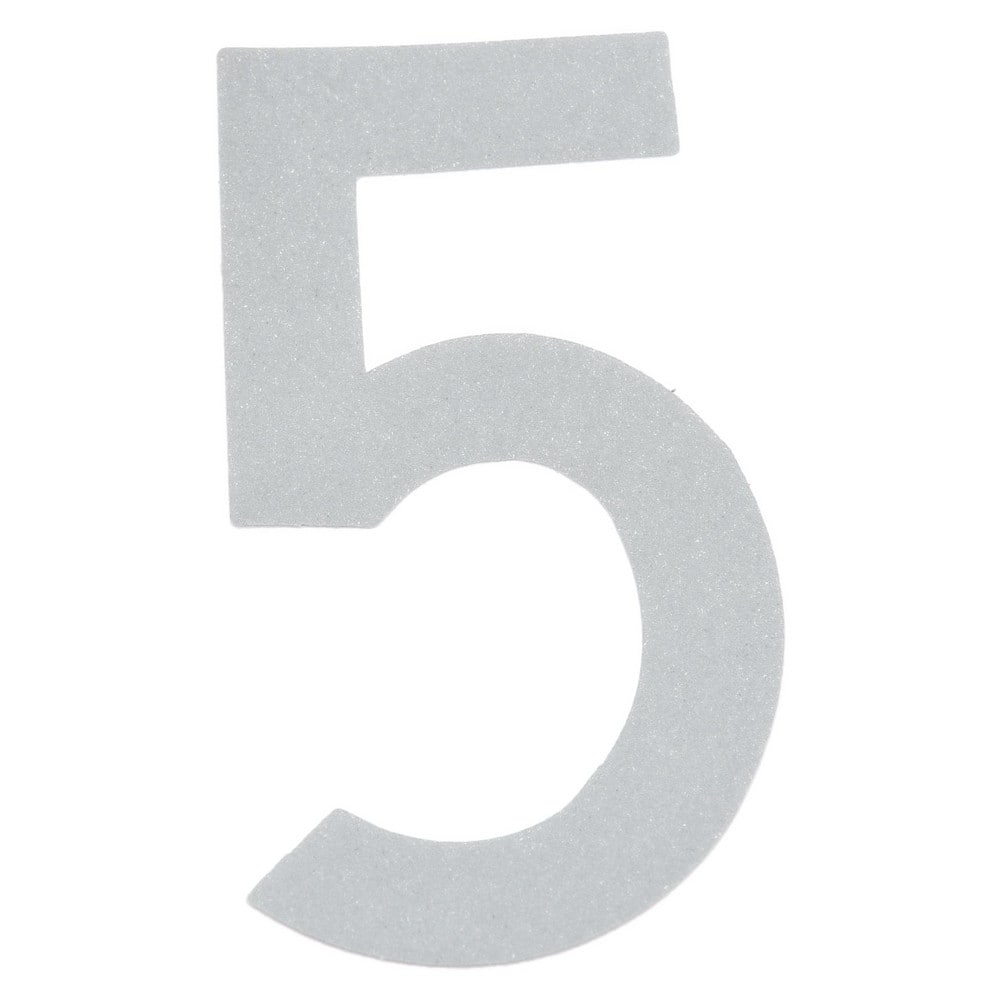 Number & Letter Label: "5", 2" High