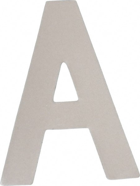Number & Letter Label: "A", 3" High