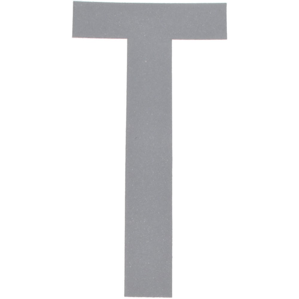 Number & Letter Label: "T", 4" High