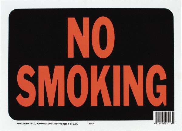 Sign: No SmokingRectangle, "No Smoking"