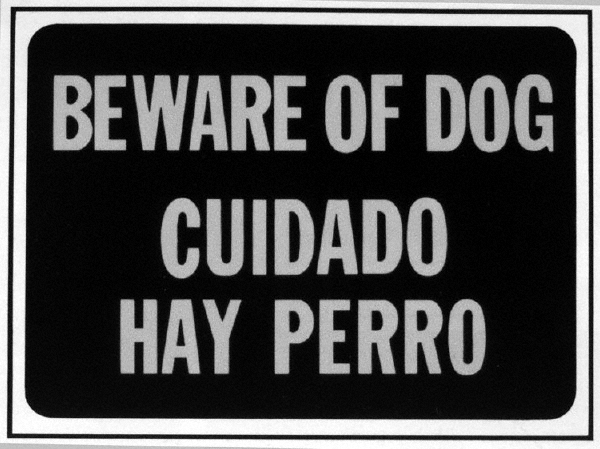 " Beware of Dog"