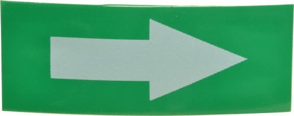 Pipe Marker with No Legend and Arrow Graphic