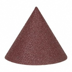 1-1/2" Diam 80 Grit 60° Included Angle Cone Center Lap