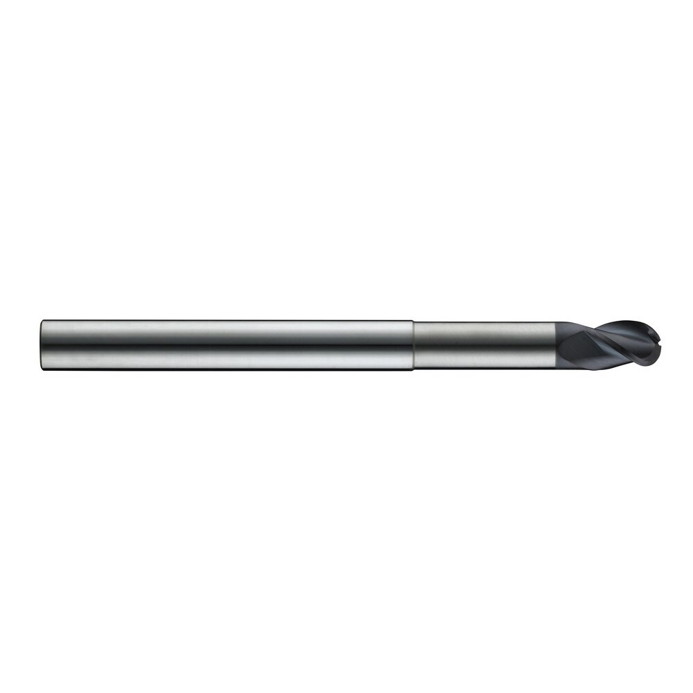Ball End Mill: 0.1875" Dia, 0.3125" LOC, 3 Flute, Solid Carbide