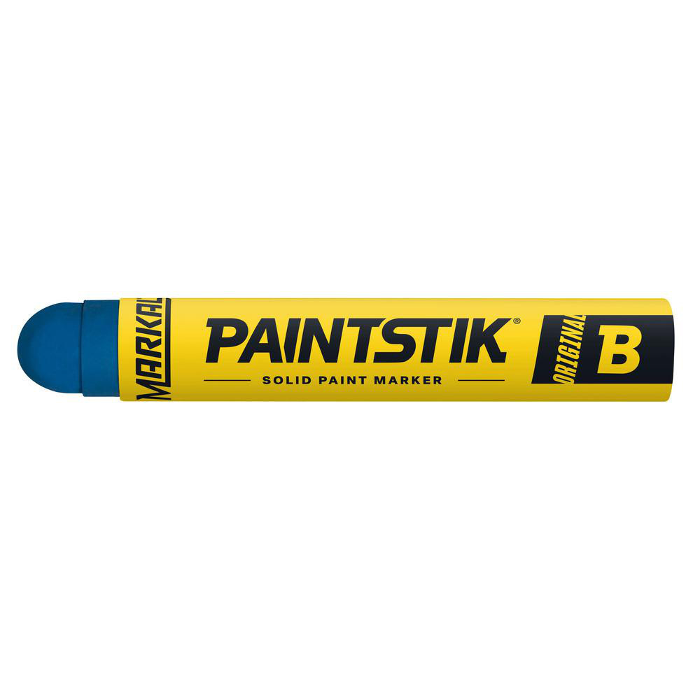 Solid Paint Marker: Blue, Oil Base, Round Tip