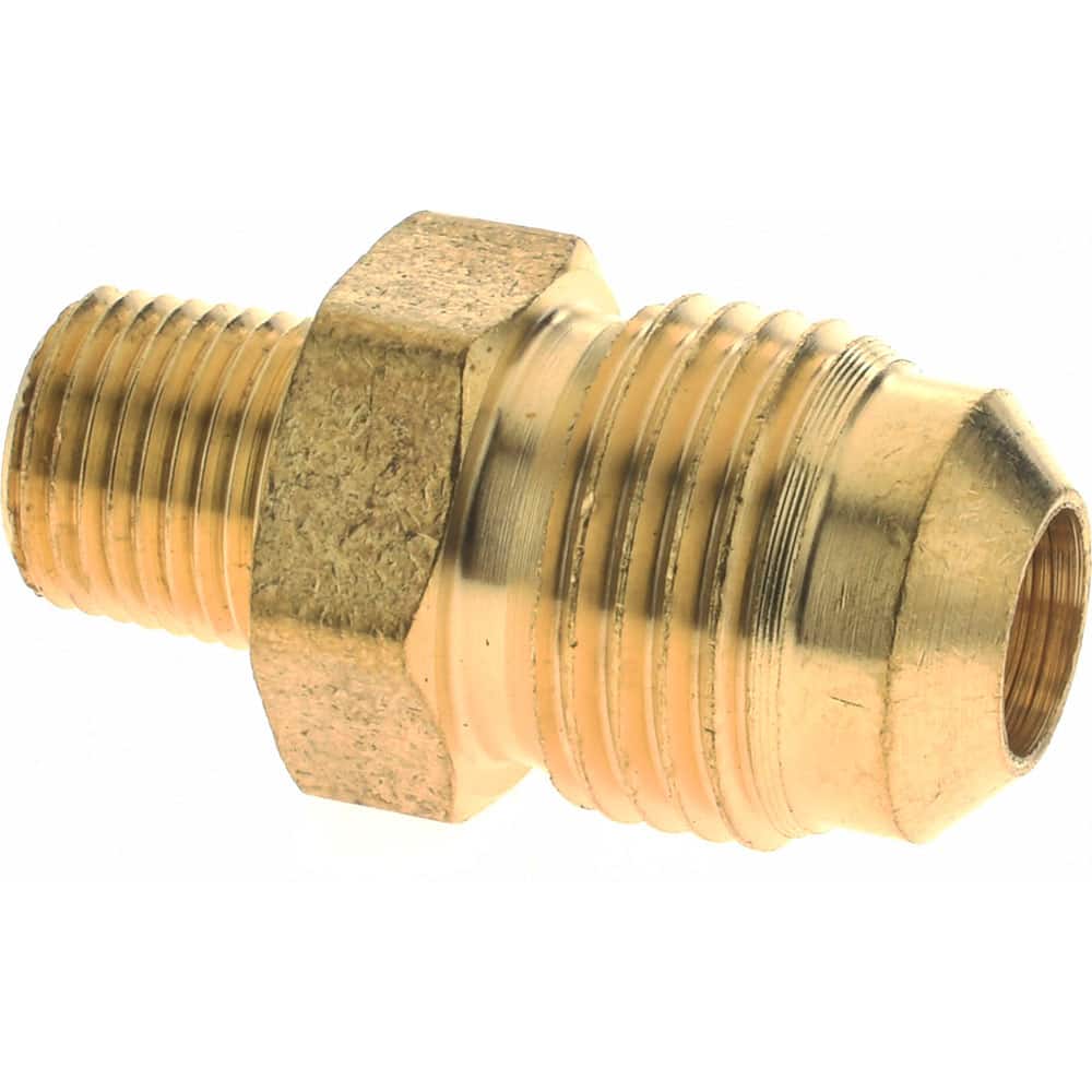 Lot of 20 45° Flare Male Connector Brass Fittings 3/8" OD Tube x 1/8" Male NPT
