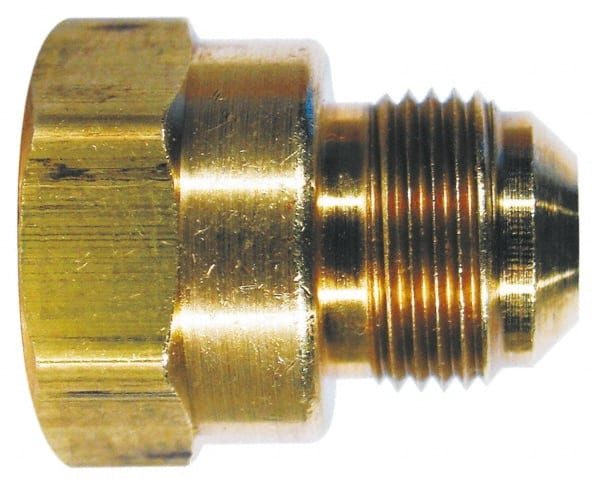 Anderson Metals Pipe Fitting, Flare Union, Lead Free Brass, 5/8 In.