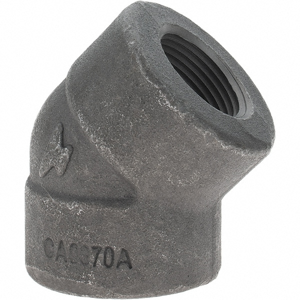 Anvil 361111008 Black 45 ° Elbow: 1", Threaded Image